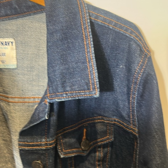 Old Navy Denim Jean Jacket Women Size L - Picture 8 of 13
